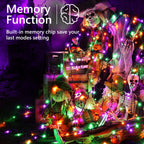 Brizled LED Halloween Lights Indoor Outdoor Orange & Purple String Light