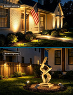 Linkind Halloween Solar Lights Outdoor Spotlight Waterproof RGB 2 Pack