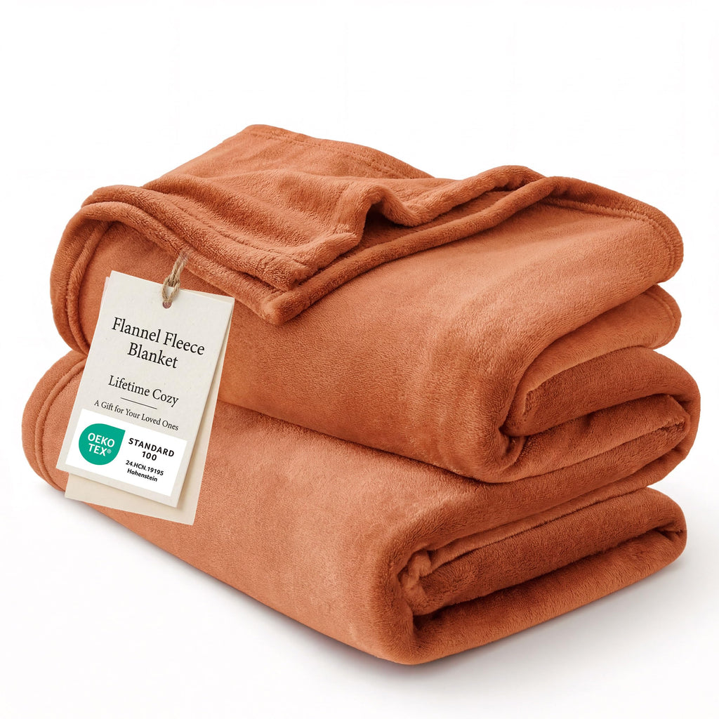 Bedsure GentleSoft Fleece Blanket Twin Size Camel - 300GSM Lightweight Plush Fuzzy Cozy Soft Warm Blanket for Bed, Sofa, Couch, Travel, Camping, 60x80 inches