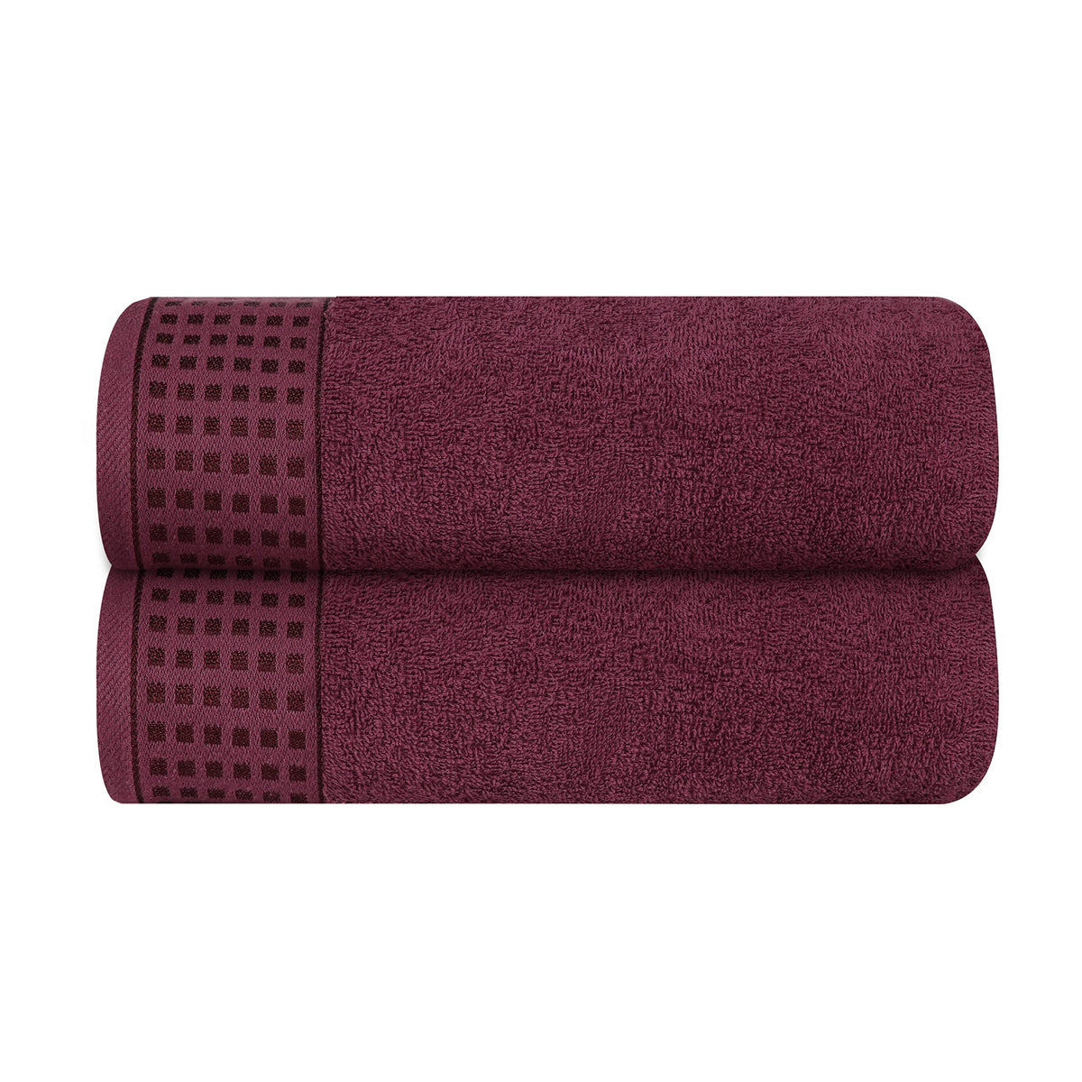 GLAMBURG Ultra Soft 4 Pack Oversized Bath Towel Set 27x54 inches, 100% Cotton Bath Towels, Highly Absorbant Compact Quickdry & Lightweight Towel, Ideal for Gym Travel Camp Pool - Charcoal Grey