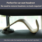 4-Pack Car Headrest Hooks Holds 55lbs Seat Storage Organizer for Bags