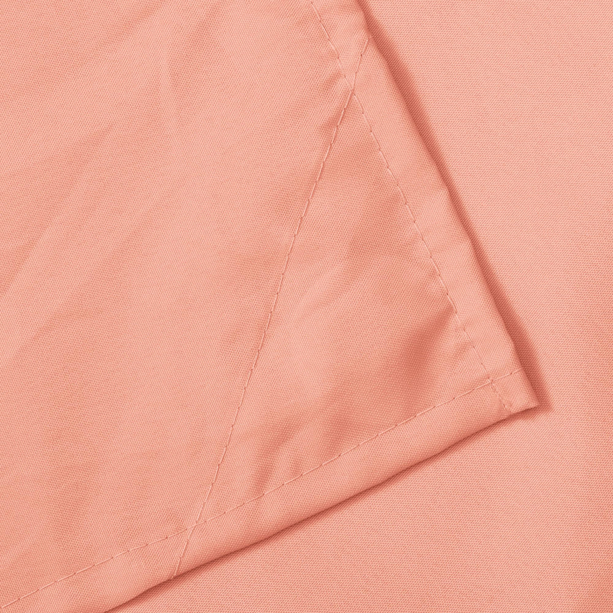 N&Y HOME Fabric Shower Curtain or Liner with Magnets, Coral