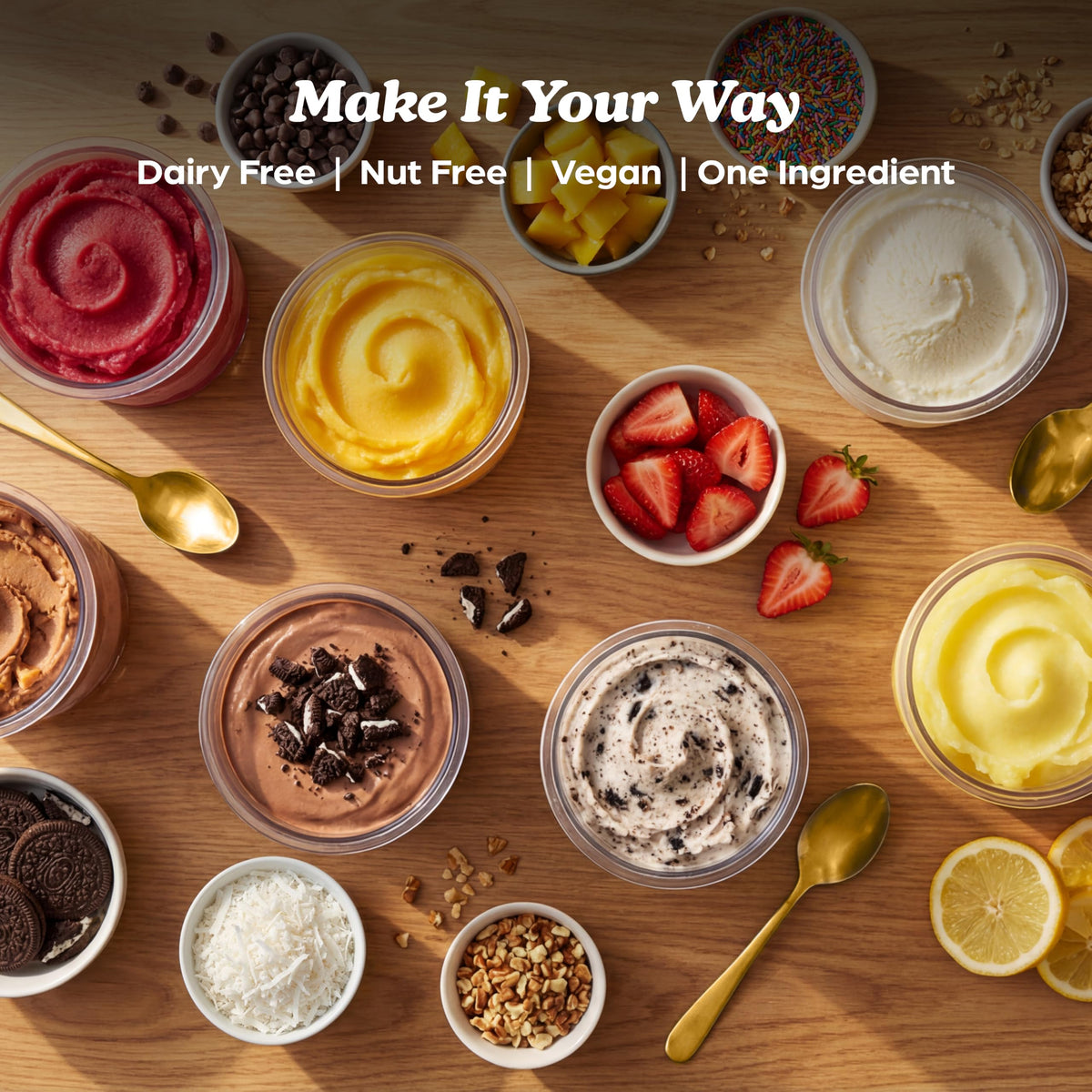 Ninja® CREAMi® Original Pints 4 Pack with Storage Lids, XSKPLD4BCD