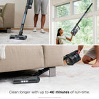 Shark Pet Cordless Stick Vacuum, 40-Min Runtime, Lightweight, Grey, IX141
