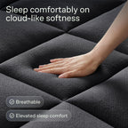 Niagara Sleep Solution Queen Ultra Soft Mattress Topper — Back Pain Relief