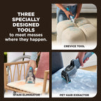 Shark StainStriker Portable Carpet/Upholstery Cleaner, 4 Tools, PX202BRN