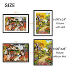 upsimples 8x10 Picture Frames, Gallery Wall Frames Set of 5, Black
