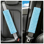 Amooca 2 Pack Seat Belt Covers Soft Shoulder Pad for Cars & Backpack