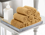 Utopia Towels 12 Pack Washcloths, 12x12 in, 100% Cotton, Beige