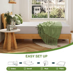 EGOHOME Twin Mattress 14 Inch, Green Tea Memory Foam Mattress, Medium Plush